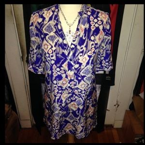 100% SILK // Made in🇺🇸 Shirt dress